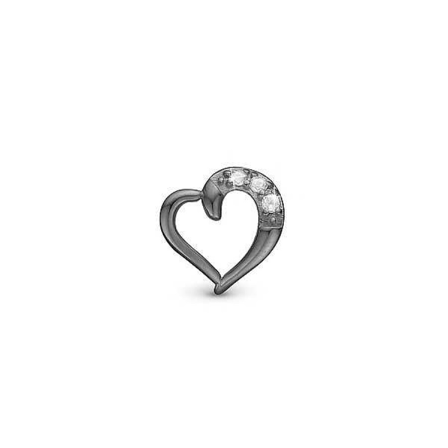 Charms F R Armb Nder Christina Jewelry & Watches | Christina Collect - Love Story Anh Nger Aus Ruthenium Silber