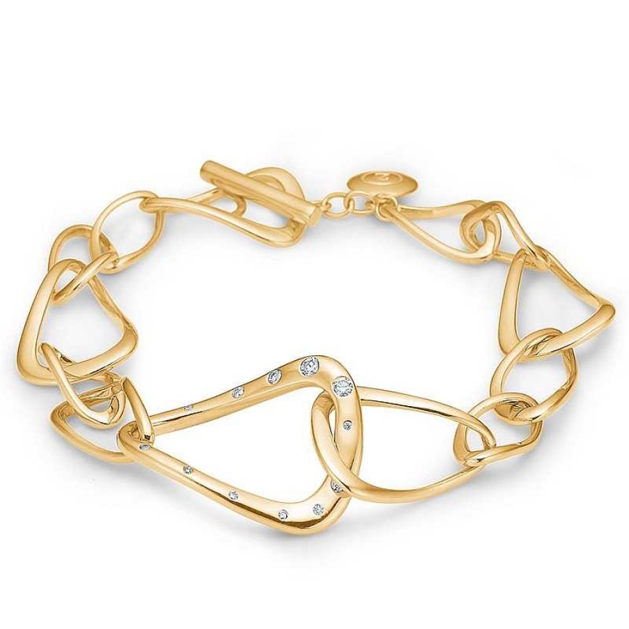 Armb Nder Mads Z | Mads Z - Athena Armband In 14 Kt Gold M. 0,25 Ct. W.Si