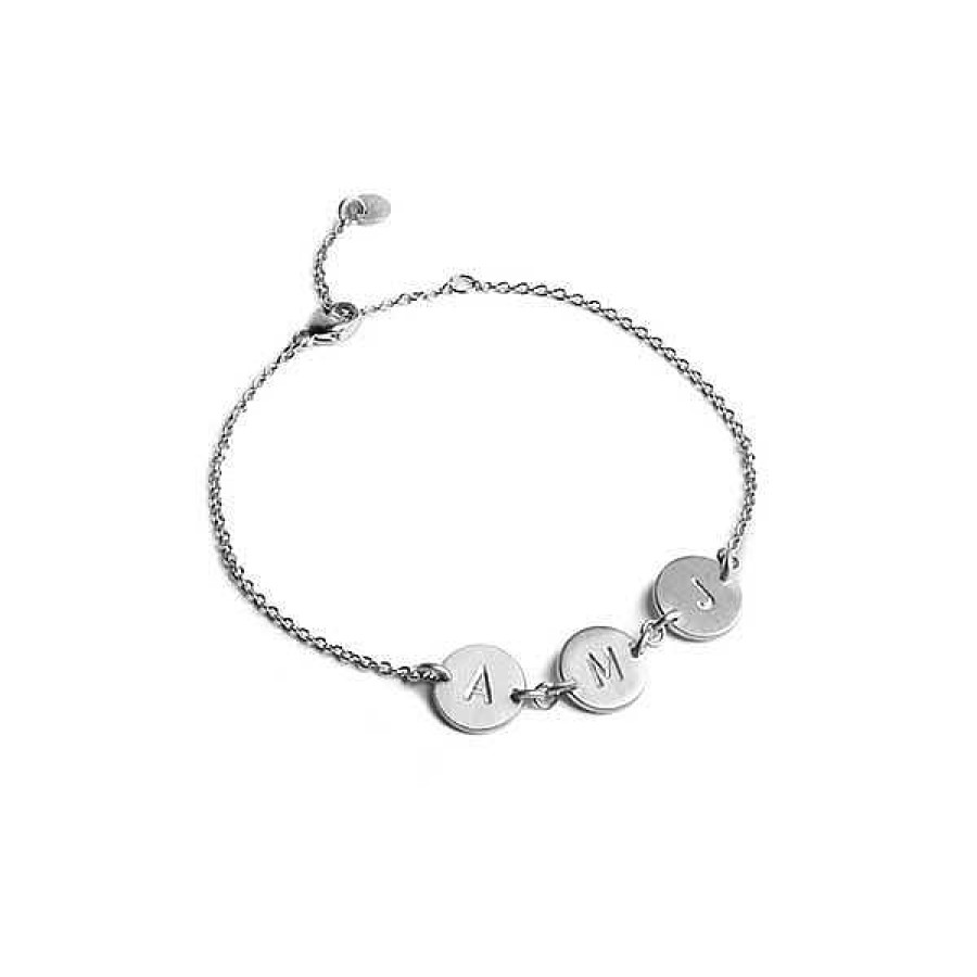 Armb Nder Jane Kønig | Jane K Nig Silberarmband Mit 3 Lovetags