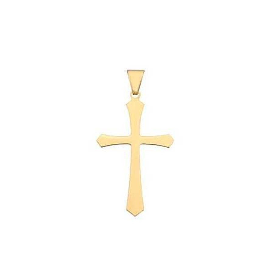 Anh Nger BNH | Goldanh Nger Mit Kreuz Aus 8-14 Karat - Medium