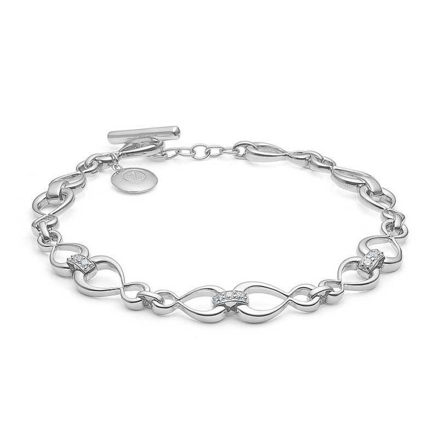 Armb Nder Mads Z | Mads Z - Hingabe Armband In Blank Silber