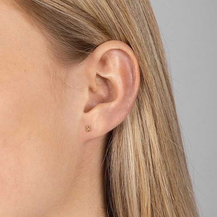 Ohrringe Nordahl Andersen | Piercingschmuck - Pierce52, Ohrring Aus 14Kt. Gold Mit Kugeln