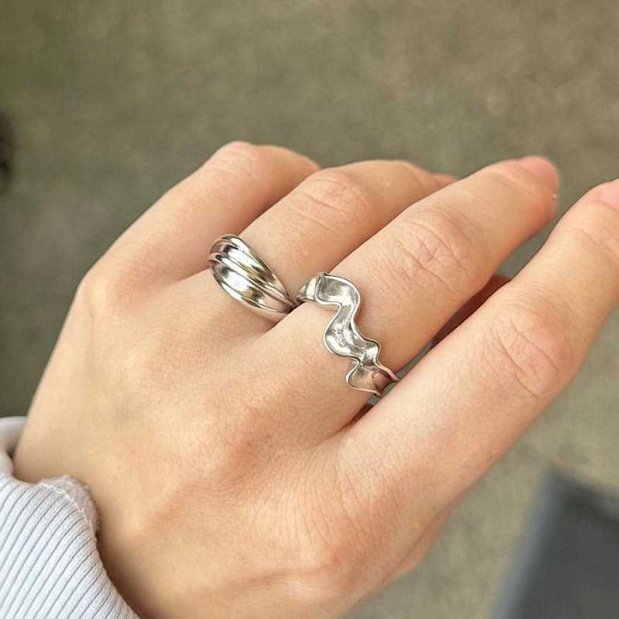 Ringe MerlePerle | Merleperle - Sheela Ring In Silber - Einheitsgr E