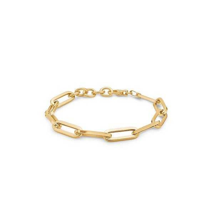 Armb Nder Mads Z | Mads Z - Armband Aus 8 Kt Gold Mit Gro En Gliedern