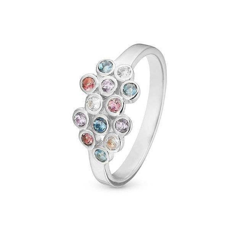 Ringe Christina Jewelry & Watches | Christina Collect - Colorful Champagne Ring Aus Silber